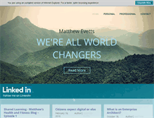 Tablet Screenshot of matthewevetts.com